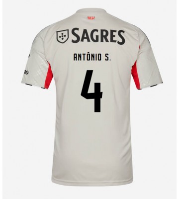 Benfica Antonio Silva #4 Seconda Maglia 2025-26 Manica Corta